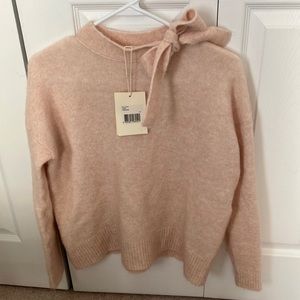 Sezane Zita sweater in color Nude, size Small, NWT